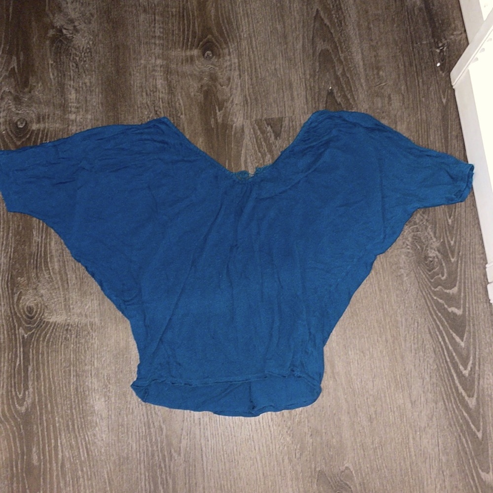 Teal Blue Top Size S